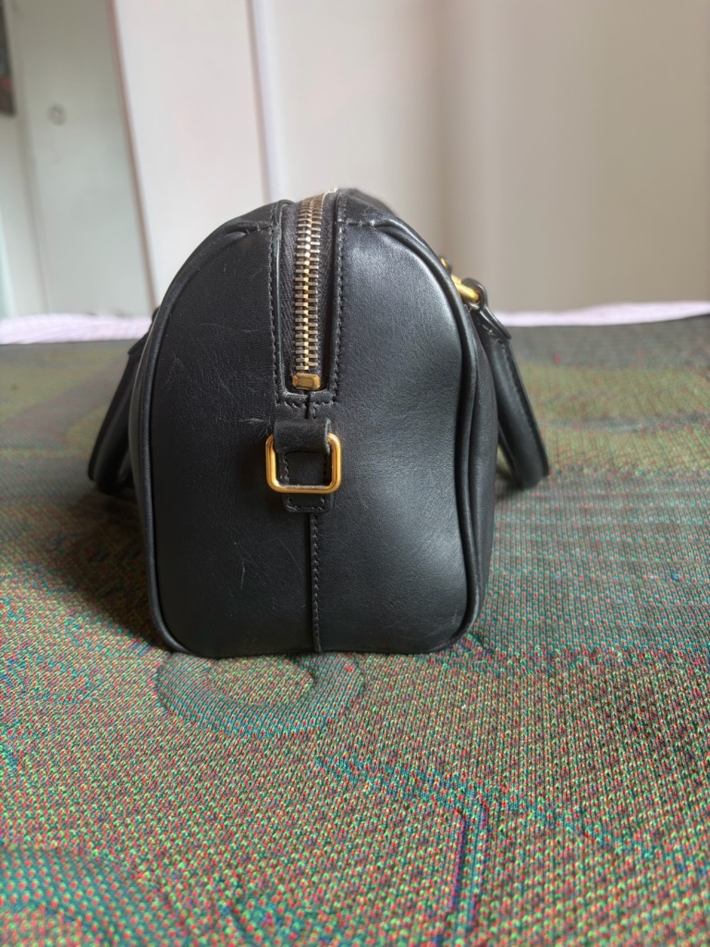 Saint Laurent classic Black Leather baby duffle with Gold Hardware - Picture 2 of 9